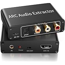 Amazon | avedio links HDMI ARCアダプター Audio Extractor ARC音声